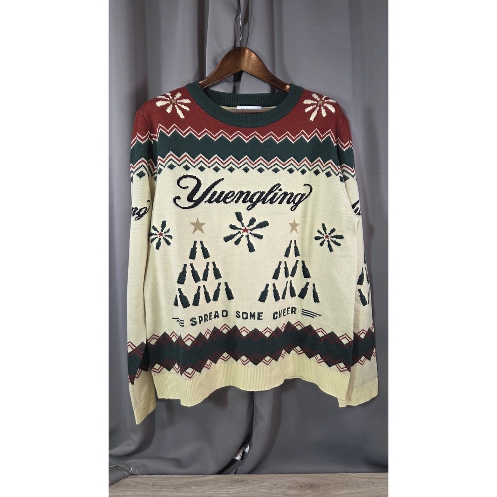 Yuengling Sweater Men‎ Brewery Novelty Knit Beer Holiday Ugly Christmas Large